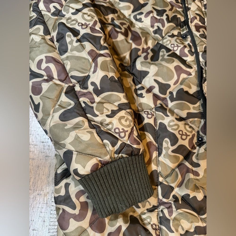 Standard & Grind Camouflage Quilted Jacket Y2K Size Large NWT! - Picture 9 of 16